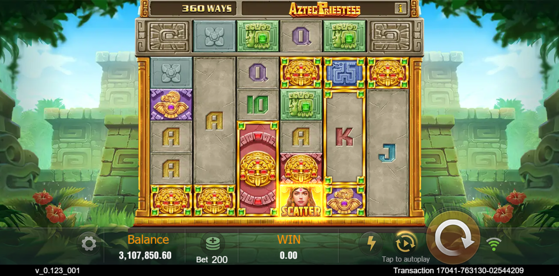 JILI Aztec Priestess Screenshot