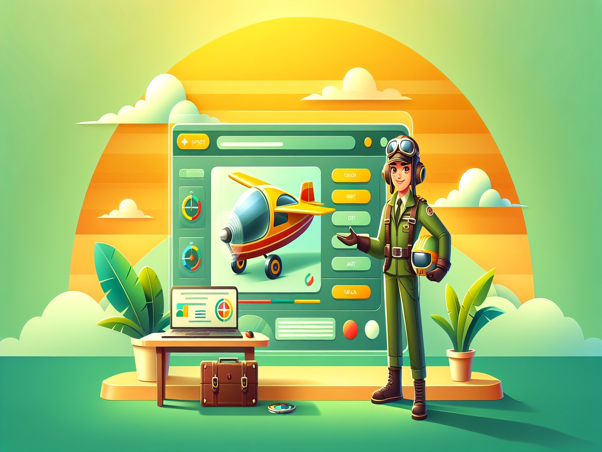 Play Aviator Game at PKR App - Fast-paced gaming action.