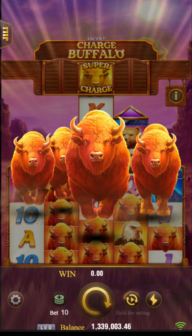 JILI Ascent Charge Buffalo Screenshot